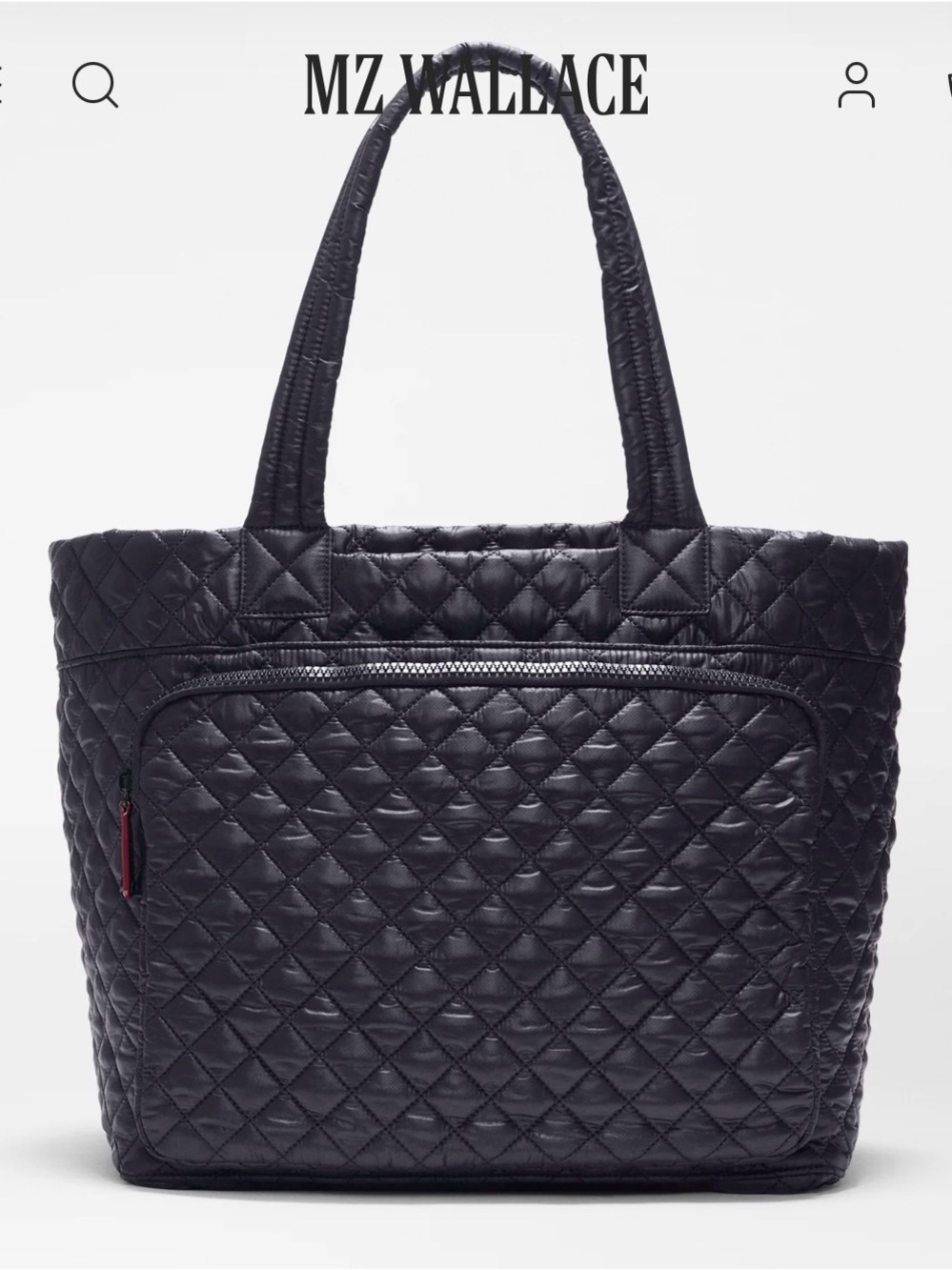 MZ WALLACE Large Metro Travel Tote - Black - Picture 2 of 13